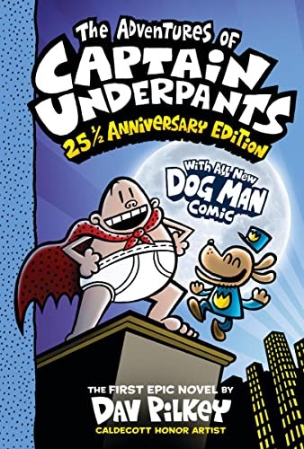 Adventures of Captain Underpants with Dog Man Comic by Dav Pilkey ...