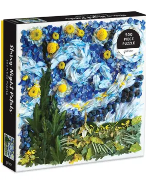 New: Starry Night Petals 500 Piece Puzzle