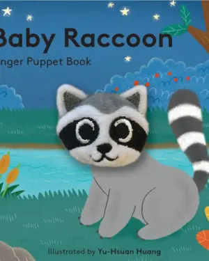 New: Baby Raccoon Finger Puppet Book