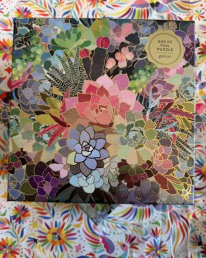 New: Succulent Mosaic 500 Piece Foil Puzzle