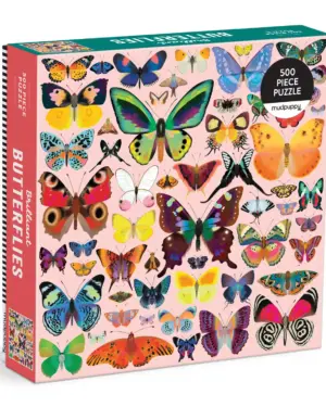 New: Brilliant Butterflies 500 Piece Family Puzzle