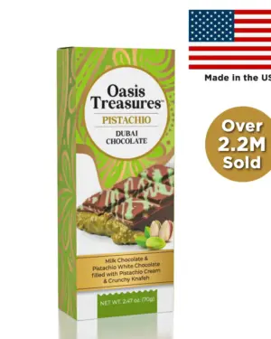 Dubai Chocolate Bar Pistachio By Oasis Treasures