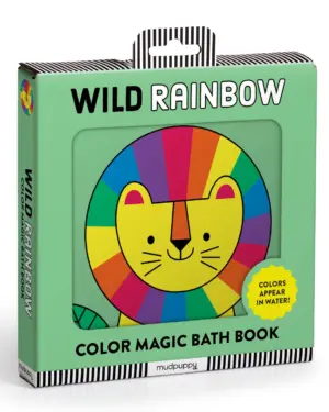 New: Wild Rainbow Color Magic Bath Book